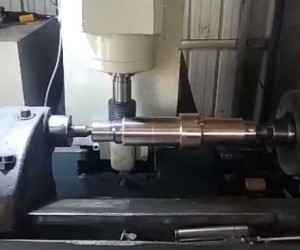 高速數(shù)控花鍵銑床一臺(tái)，山東濟(jì)南客戶試機(jī)中