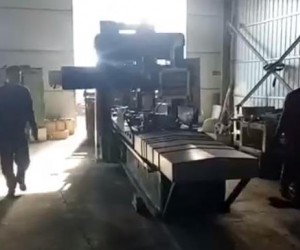 8米數(shù)控龍門大銑床發(fā)貨山東臨沂